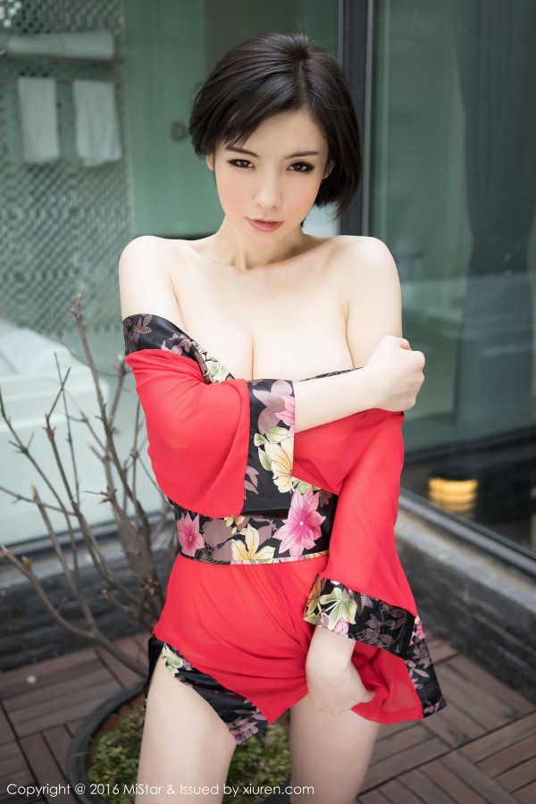 MiStar 魅妍社 Vol.077  Jenny佳妮巨乳短发清纯妹子内衣私房写真！！