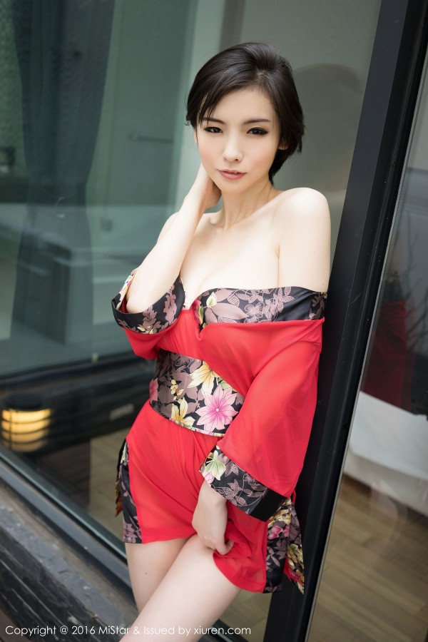MiStar 魅妍社 Vol.077  Jenny佳妮巨乳短发清纯妹子内衣私房写真！！
