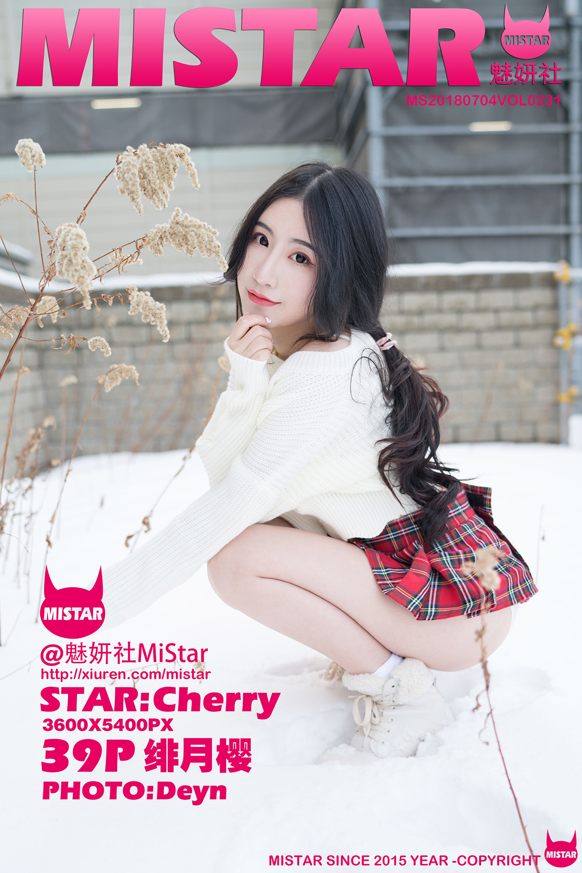 魅妍社MiStar [MiStar] 2018.07.04 VOL.231 绯月樱-Cherry